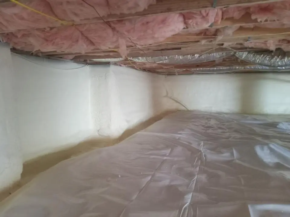 Crawl space encapsulation with closed-cell spray foam for Flat Roof Repair in Battlement Mesa